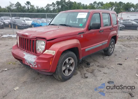 2008 Jeep Liberty Sport from USA, damaged, VIN 1J8GN28K58W156988